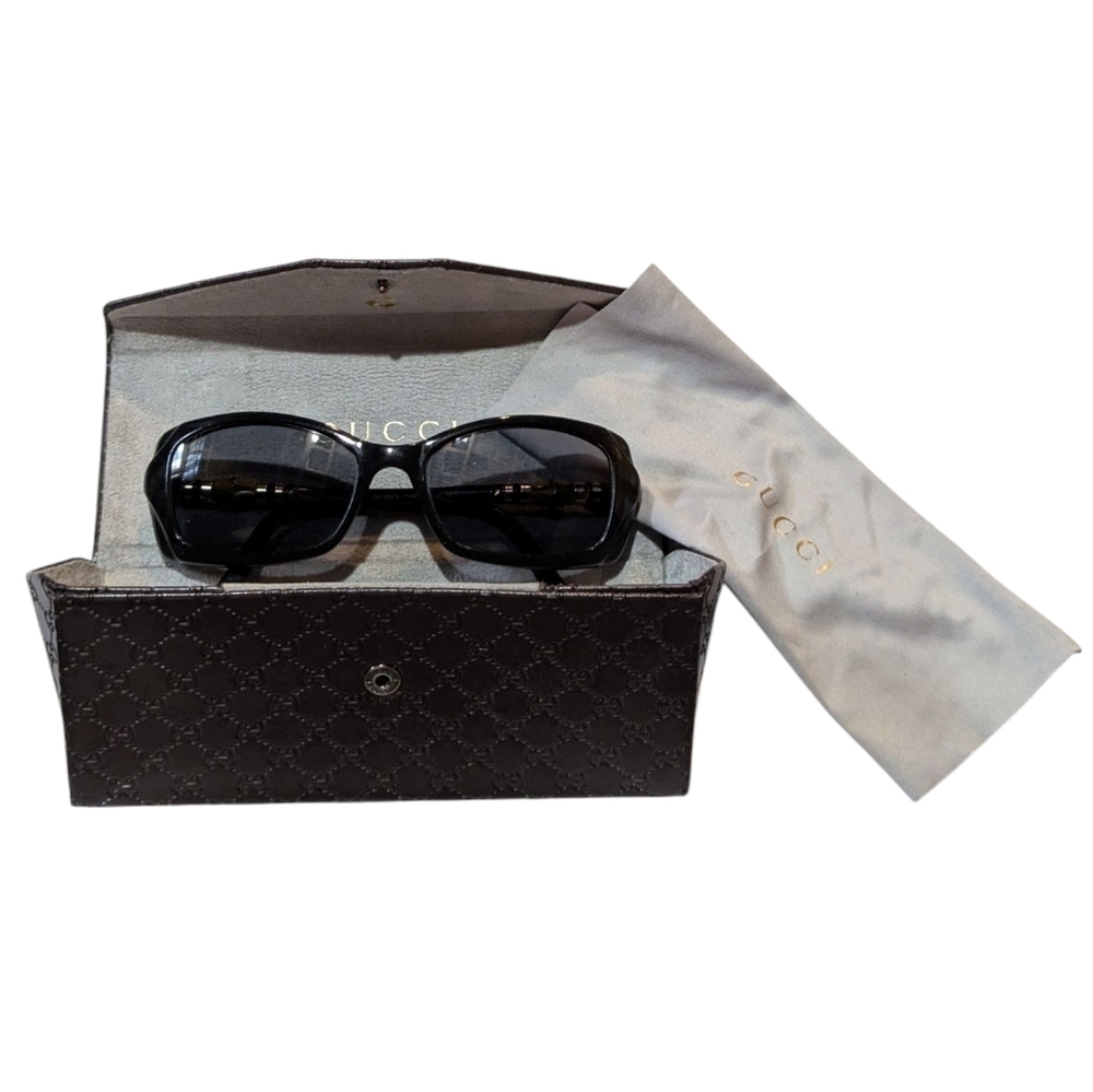 Gucci Black Oversized Women's Sunglasses